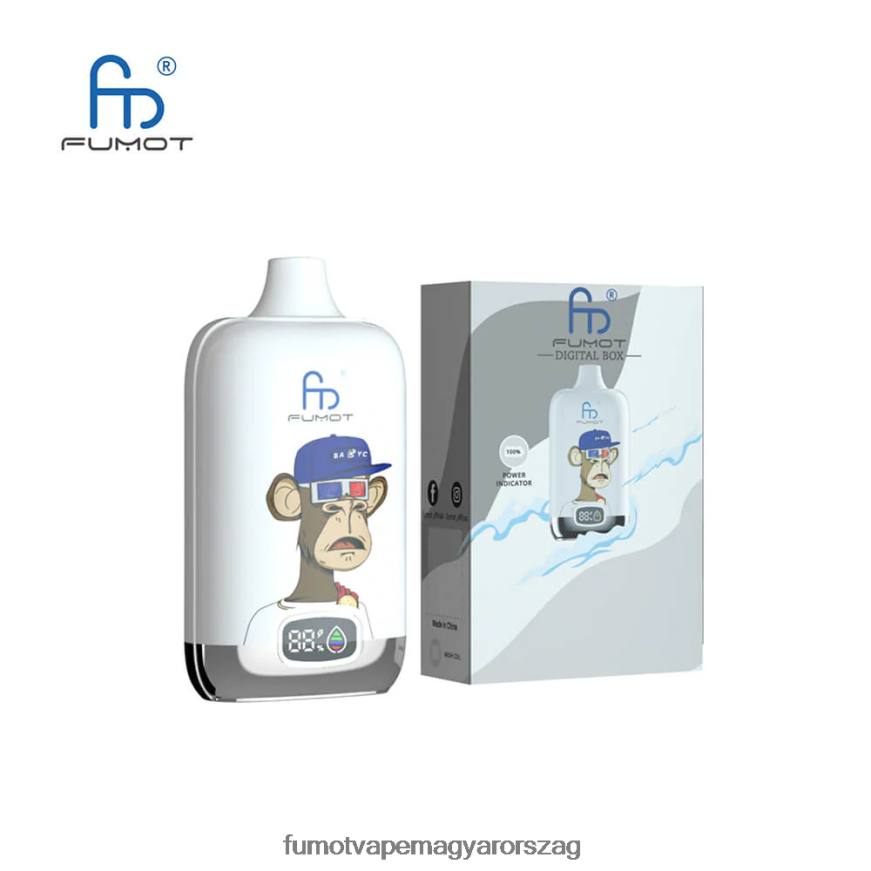 eper banán Fumot vape Magyarország 6ZBT2B146 Fumot Digital Box eldobható vape pod 12000 - 20ml (1 db)