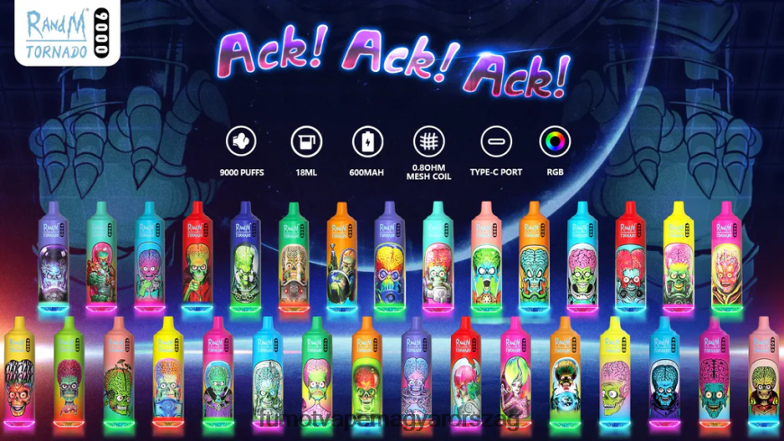 aloe szőlő Fumot technology co 6ZBT2B12 Fumot Tornado 9000 eldobható vape toll - 18ml (1 db)