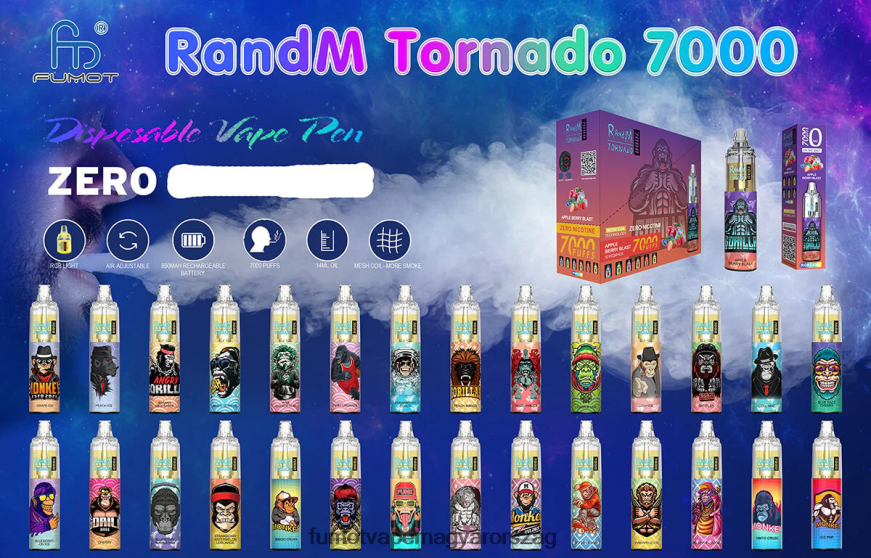 eper banán Fumot vape review 6ZBT2B538 Fumot Tornado 7000 eldobható vape toll 0% - 14ml (1 db)