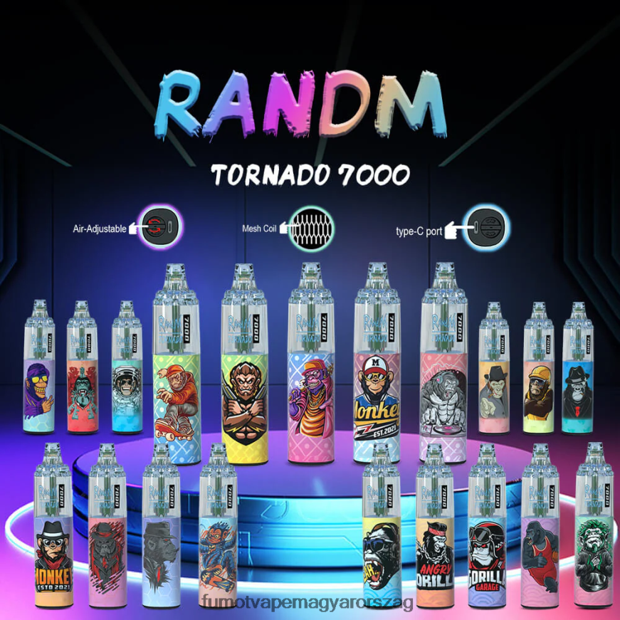 mandarin jég Fumot vape Magyarország 6ZBT2B106 Fumot Tornado 14 ml (1 db) 7000-es eldobható vape toll